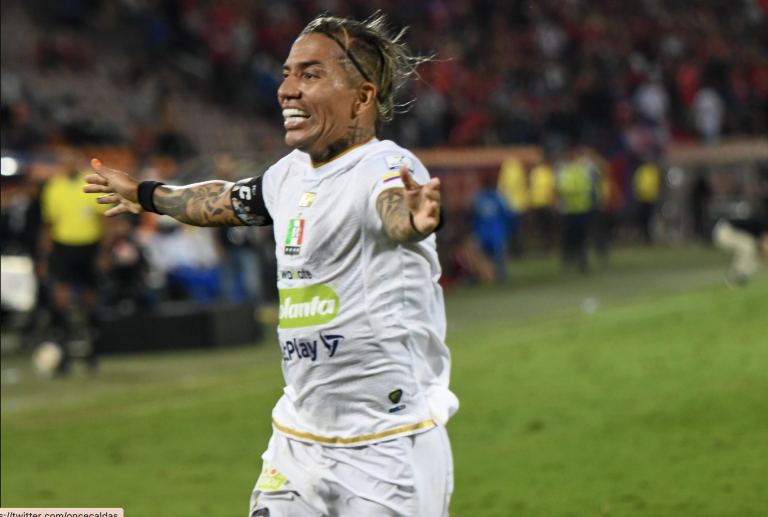 Once Caldas le remontó al Medellín en una noche histórica para Dayro Moreno